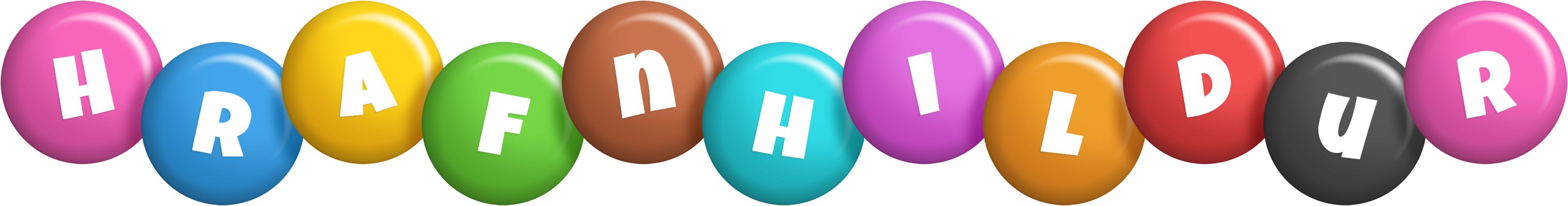 Hrafnhildur candy logo