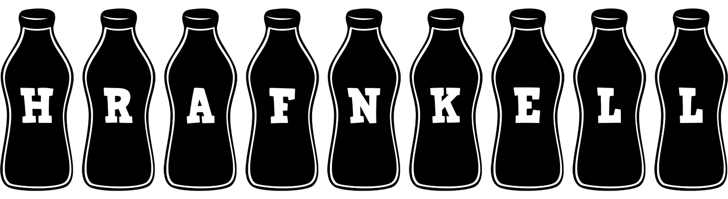 Hrafnkell bottle logo