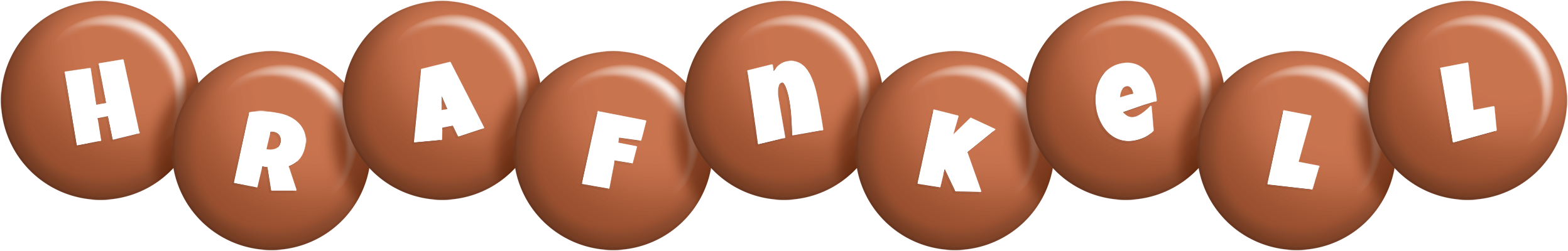 Hrafnkell candy-brown logo