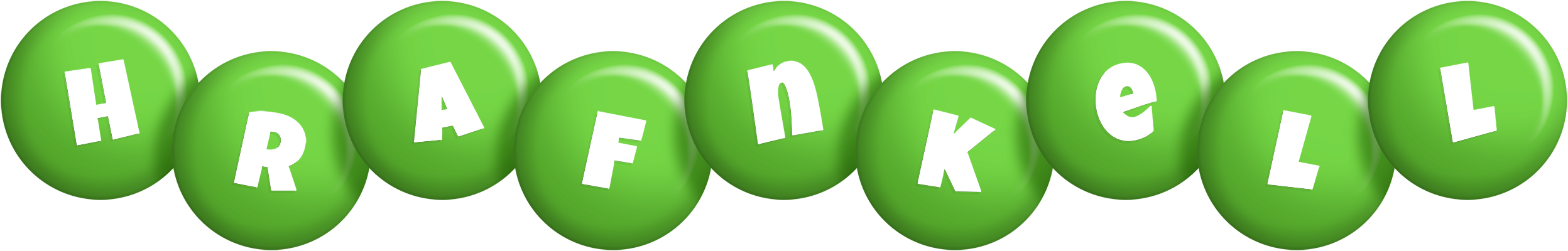 Hrafnkell candy-green logo
