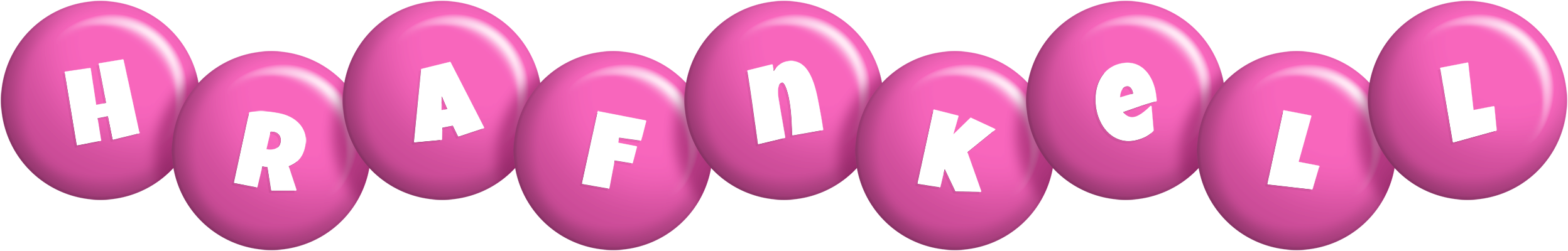 Hrafnkell candy-pink logo