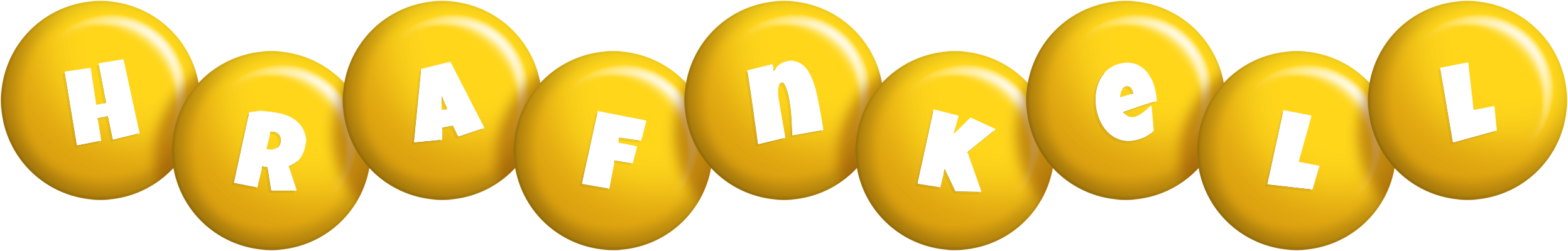 Hrafnkell candy-yellow logo