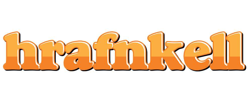 Hrafnkell orange logo