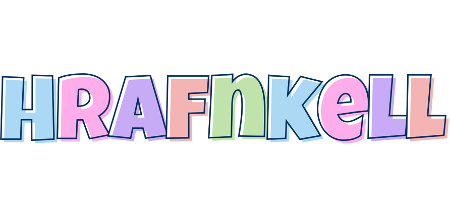 Hrafnkell pastel logo