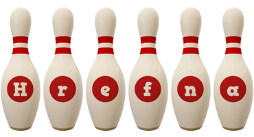 Hrefna bowling-pin logo