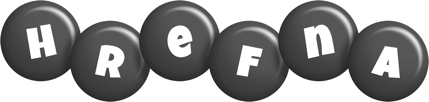 Hrefna candy-black logo