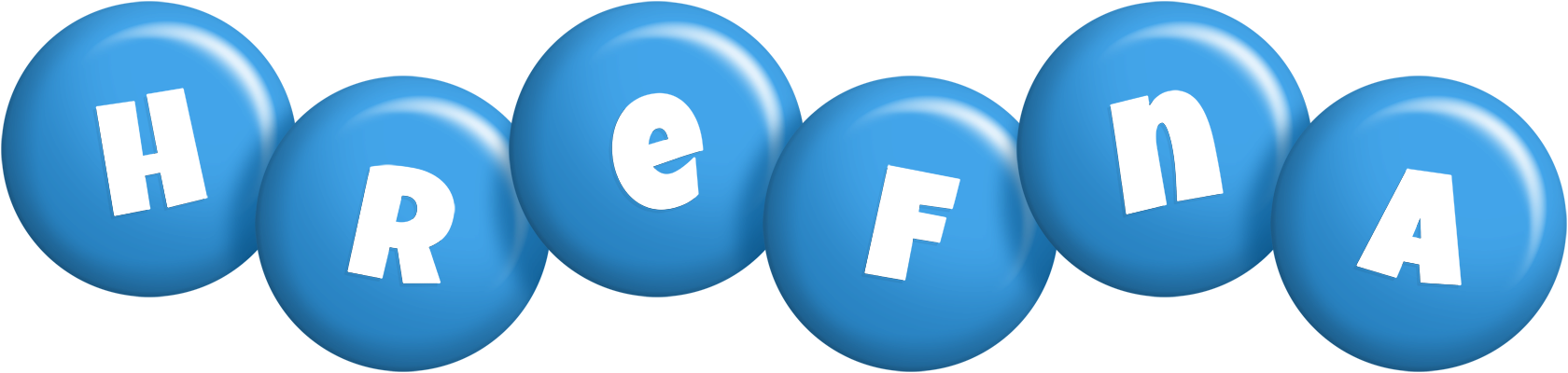 Hrefna candy-blue logo