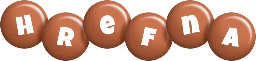 Hrefna candy-brown logo