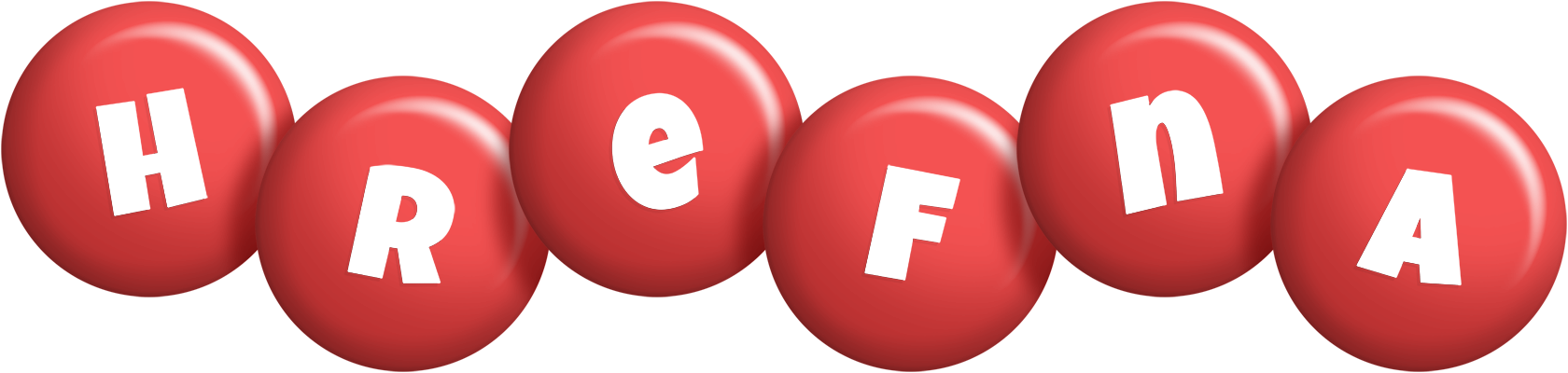 Hrefna candy-red logo