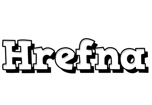 Hrefna snowing logo