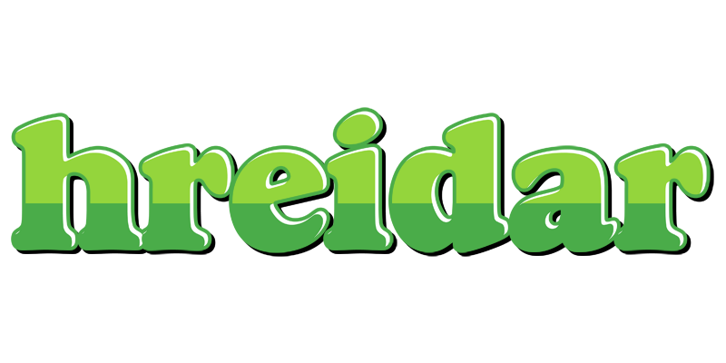 Hreidar apple logo