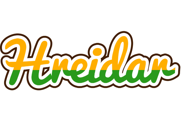 Hreidar banana logo