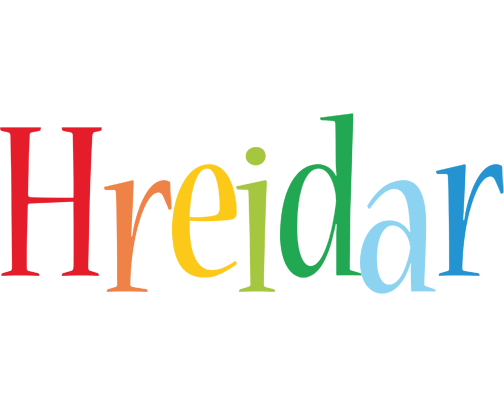 Hreidar birthday logo