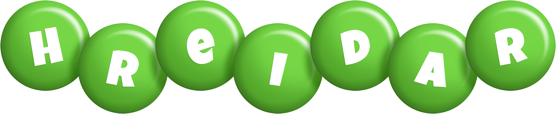 Hreidar candy-green logo