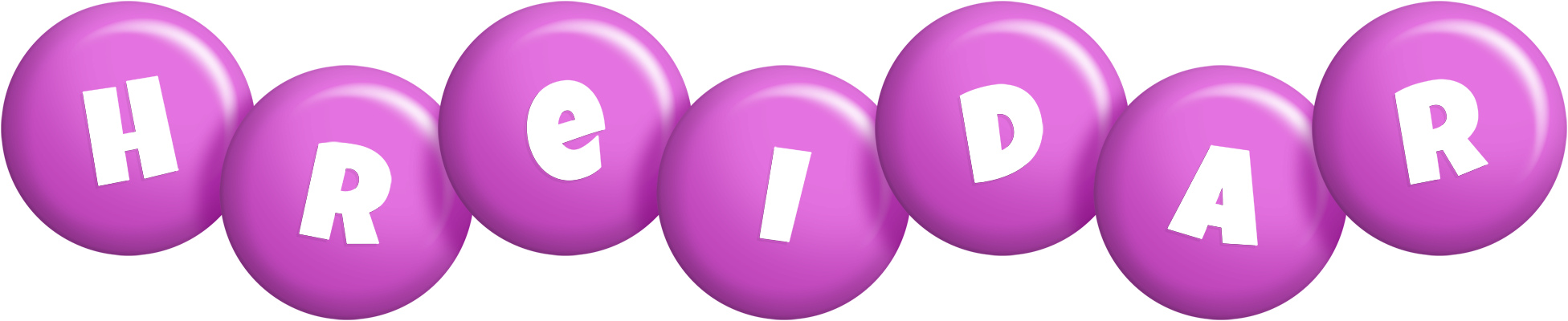 Hreidar candy-purple logo