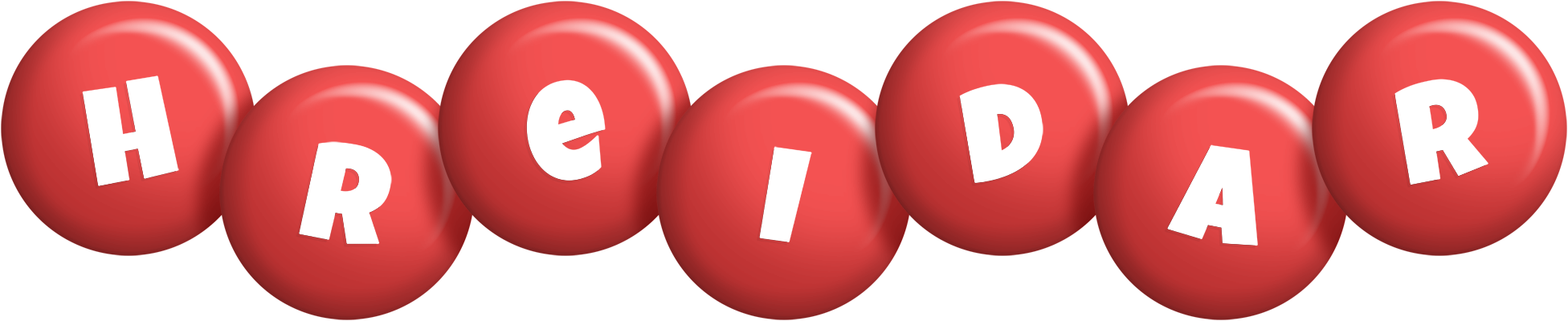 Hreidar candy-red logo