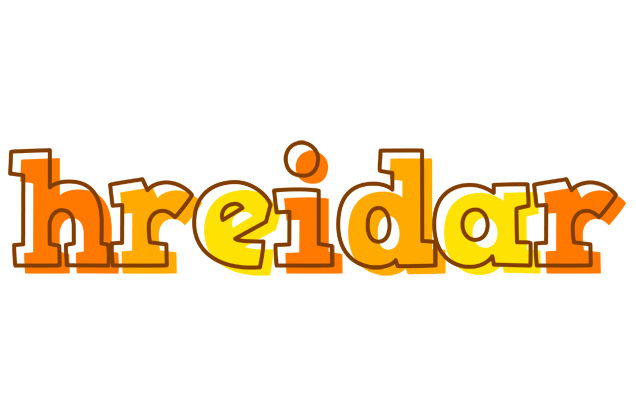 Hreidar desert logo
