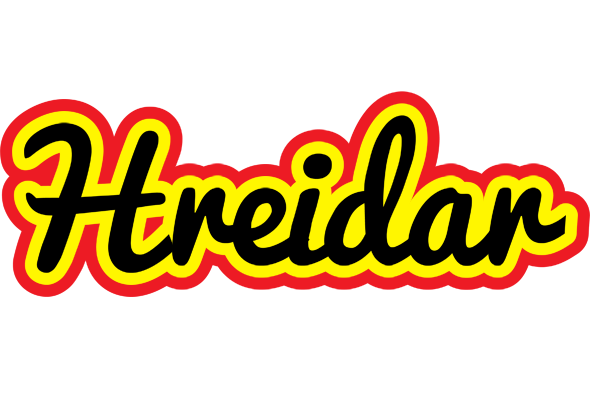 Hreidar flaming logo
