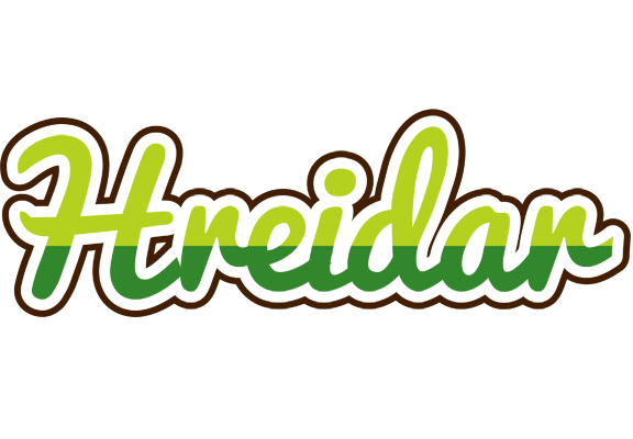 Hreidar golfing logo