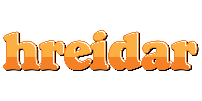 Hreidar orange logo
