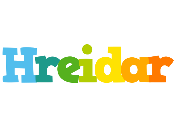 Hreidar rainbows logo