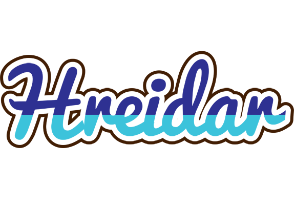 Hreidar raining logo
