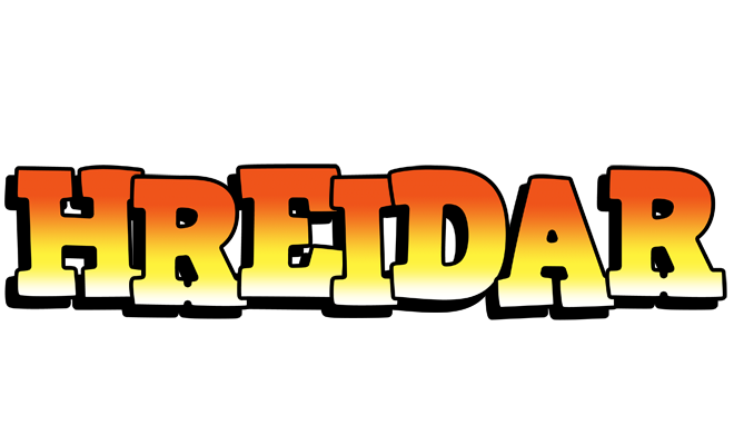 Hreidar sunset logo