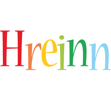 Hreinn birthday logo