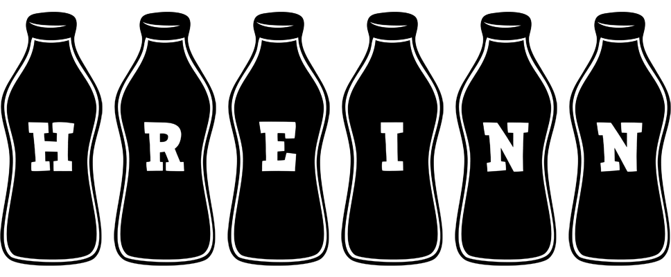 Hreinn bottle logo