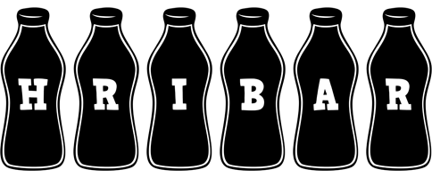 Hribar bottle logo