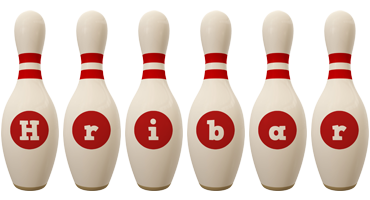 Hribar bowling-pin logo