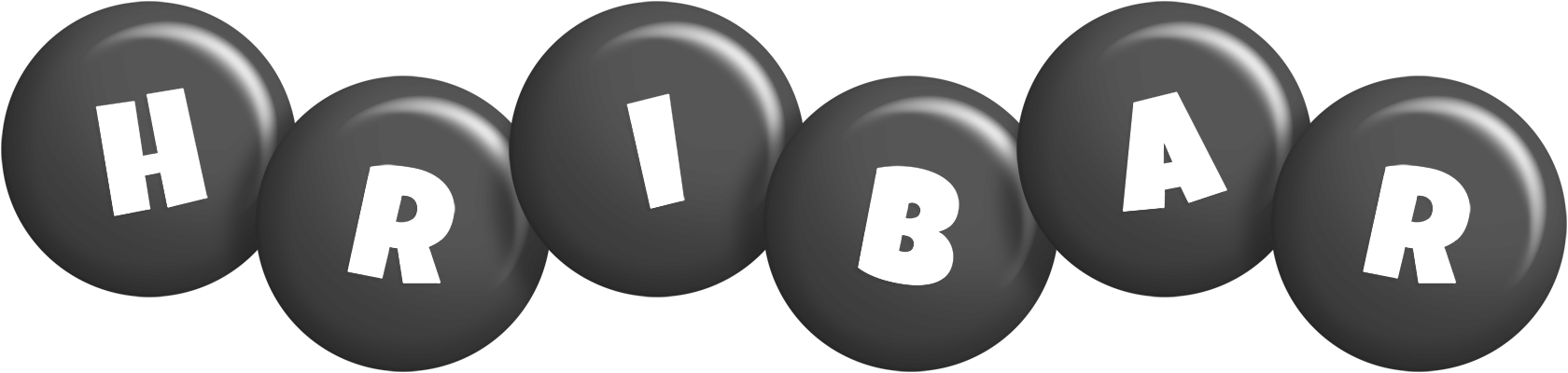 Hribar candy-black logo