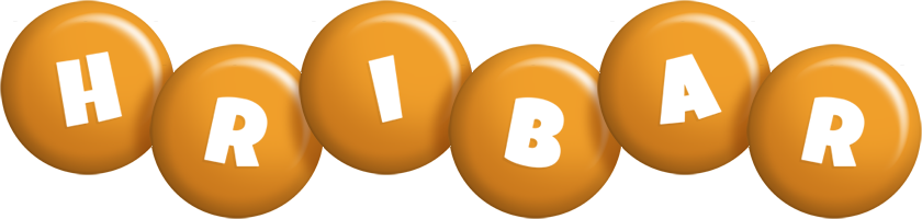 Hribar candy-orange logo