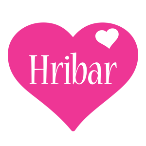 Hribar love-heart logo