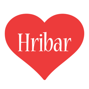 Hribar love logo