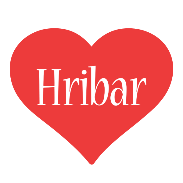 Hribar love logo
