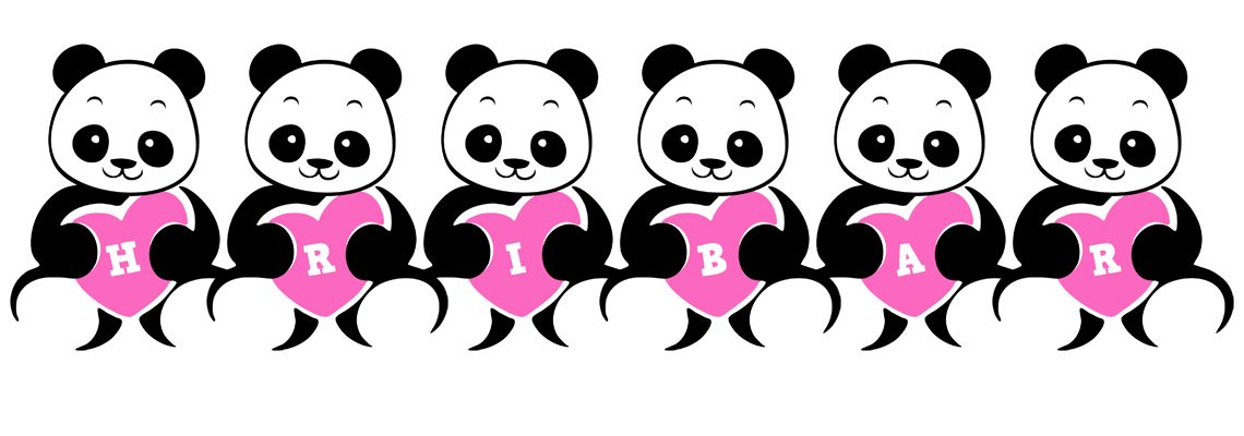 Hribar love-panda logo