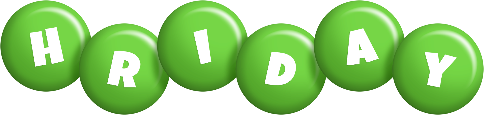 Hriday candy-green logo