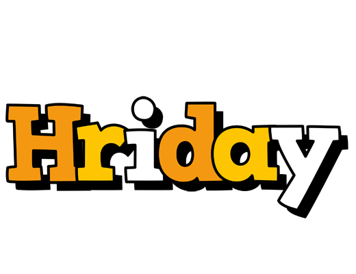 Hriday cartoon logo