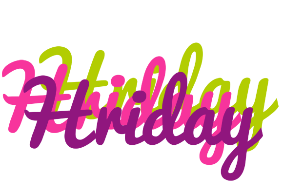 Hriday flowers logo