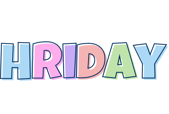 Hriday pastel logo