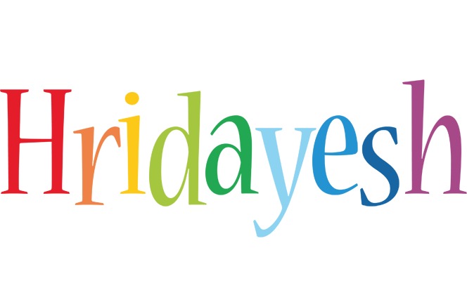 Hridayesh birthday logo