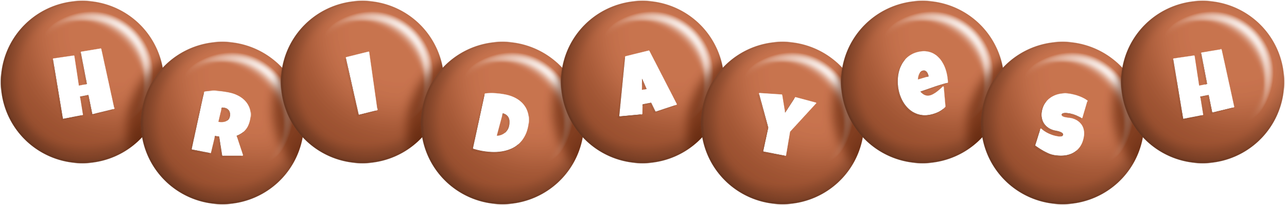 Hridayesh candy-brown logo