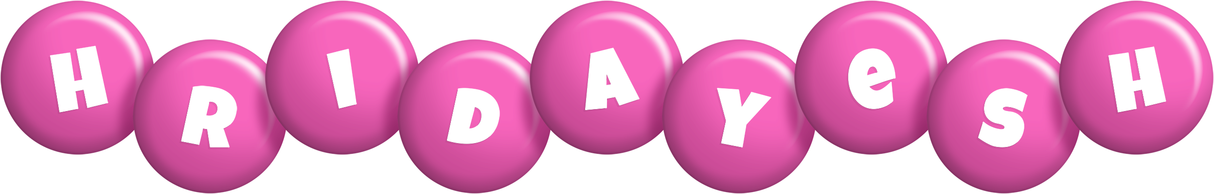 Hridayesh candy-pink logo