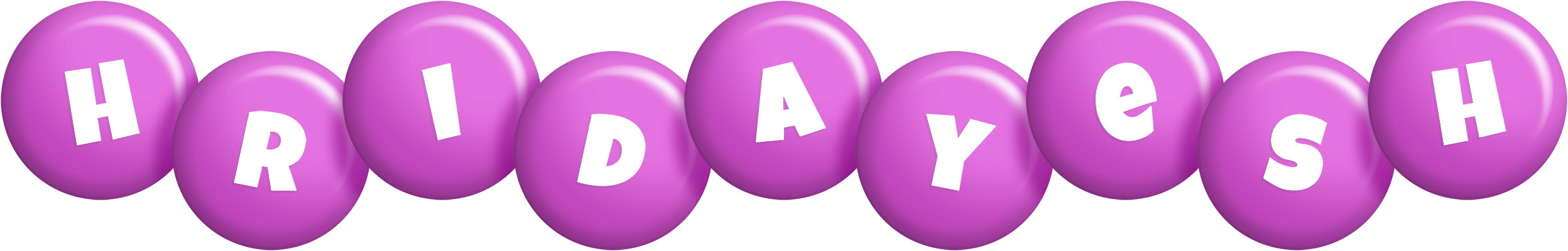 Hridayesh candy-purple logo