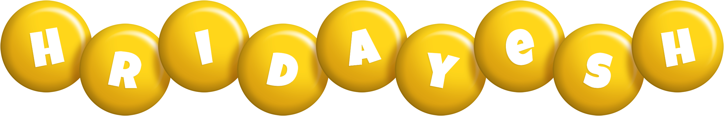 Hridayesh candy-yellow logo