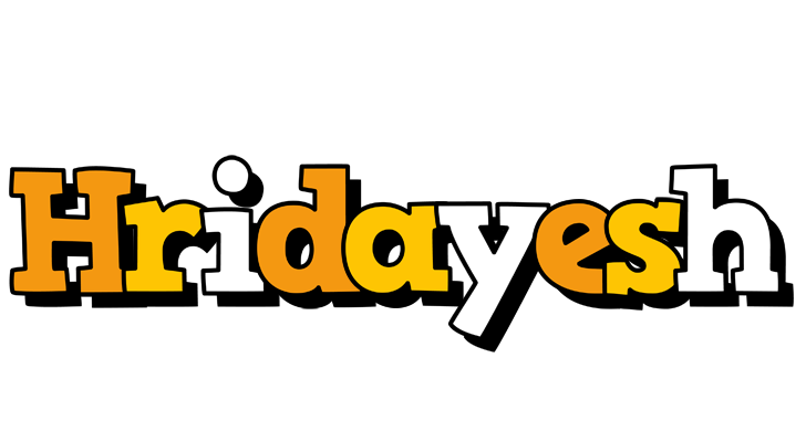 Hridayesh cartoon logo