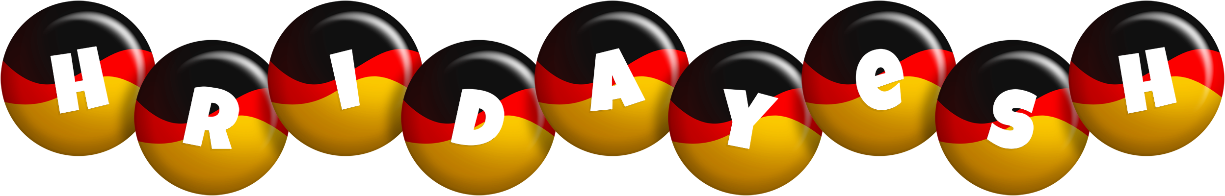 Hridayesh german logo