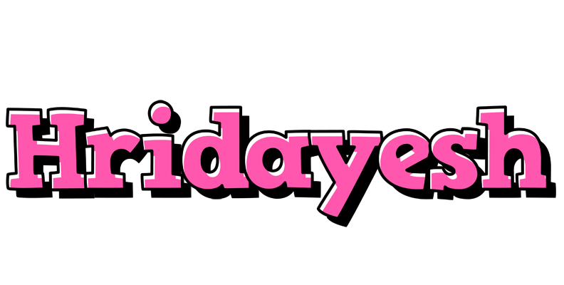 Hridayesh girlish logo