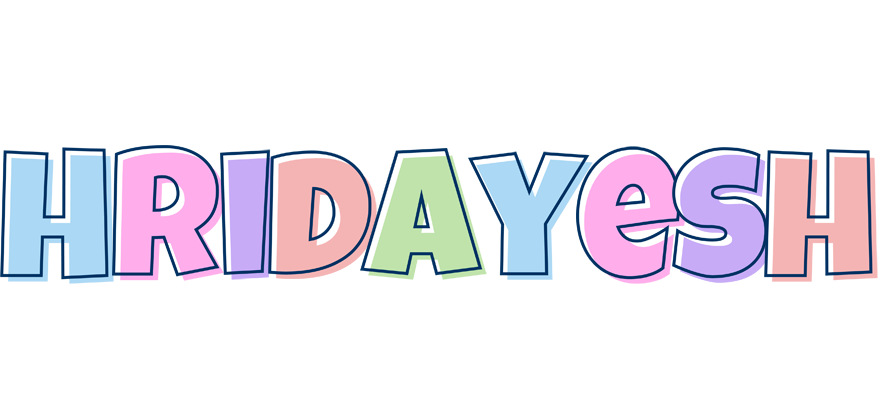 Hridayesh pastel logo